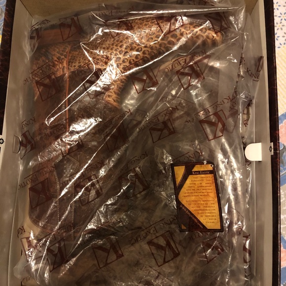 Luxurious exotic skin men’s boots NEW SALE PRICE 40% Off Original Offered Price! - Picture 6 of 8